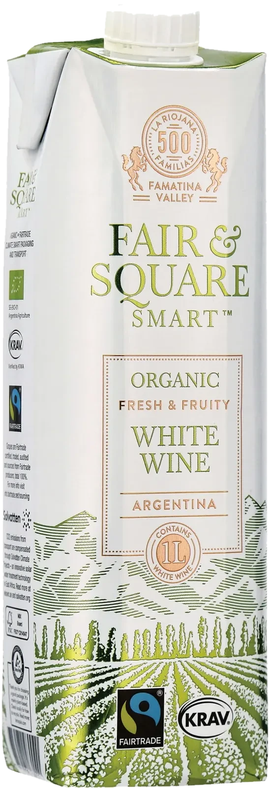 Fair & Square White 2025 kartonkitölkki