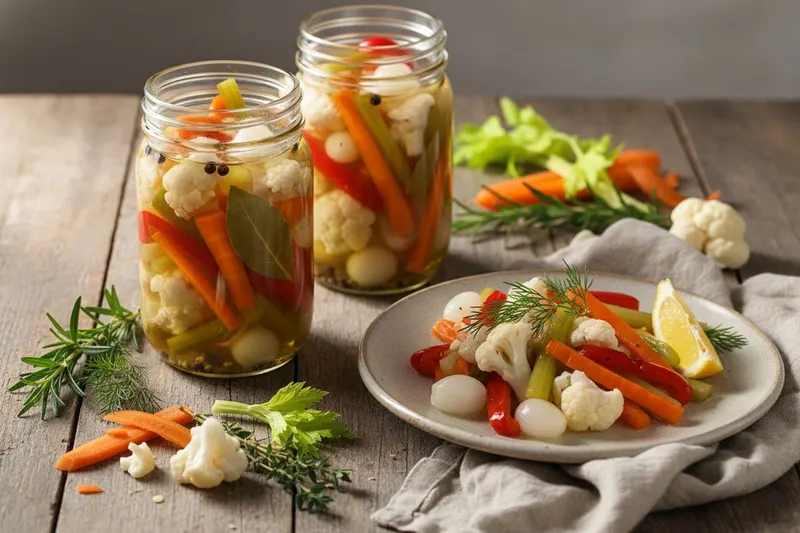Giardiniera – pikkelöidyt kasvikset