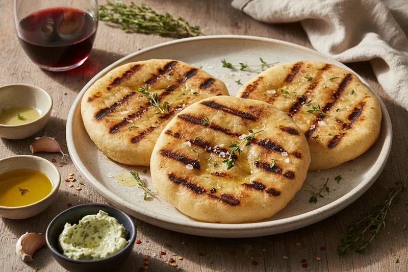 Grillatut flatbreadit
