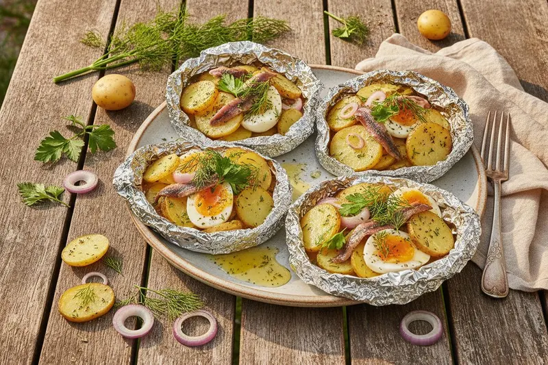 Kala-grillinyytit uusilla perunoilla