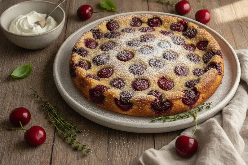 Kirsikka-clafoutis