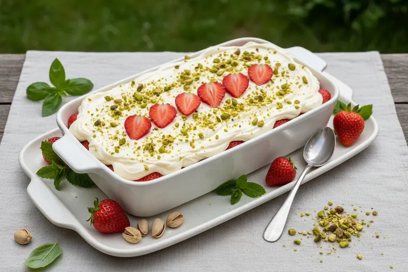 Mansikkatiramisu