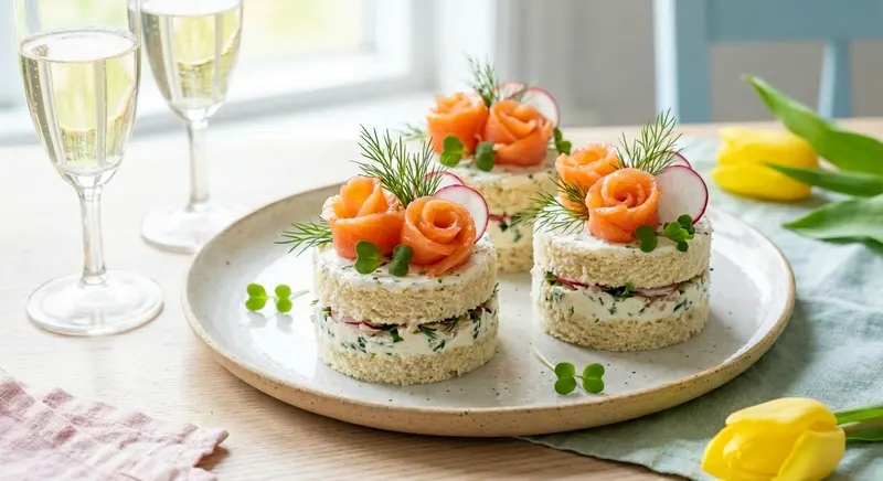 Pienet voileipäkakut
