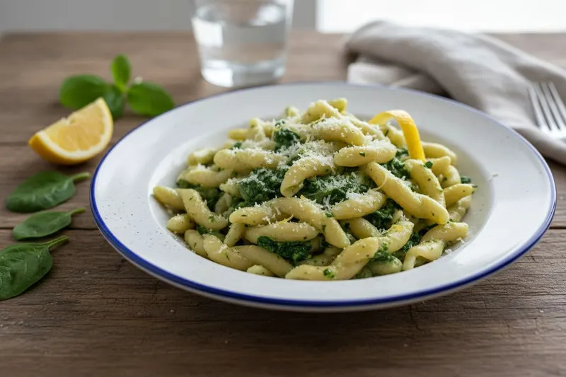 Pinaatti-ricottapasta