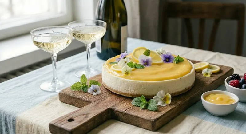 Sitruunainen rahkakakku