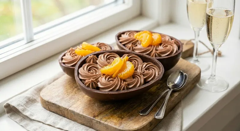 Täytetyt suklaa-appelsiinimunat