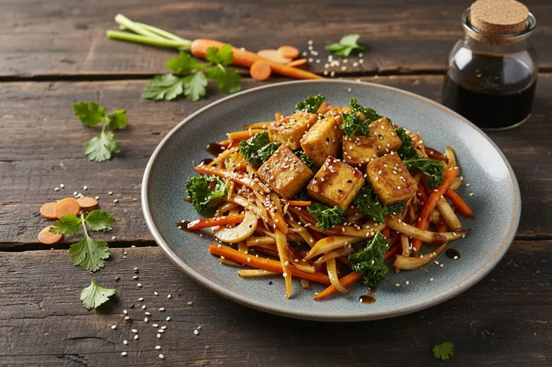 Teriyaki-tofusalaatti