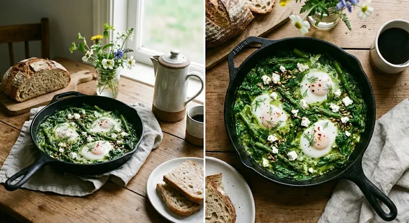 Vihreä shakshuka